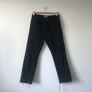 Zara black denim pants